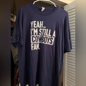 Blue Cowboys Fan T-Shirt